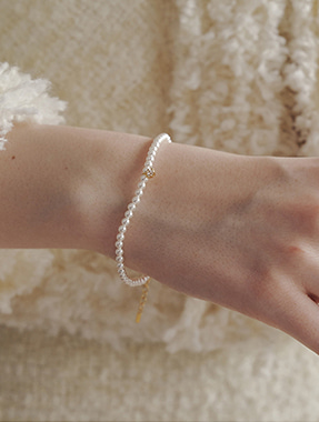 [silver925]call pearl point bracelet