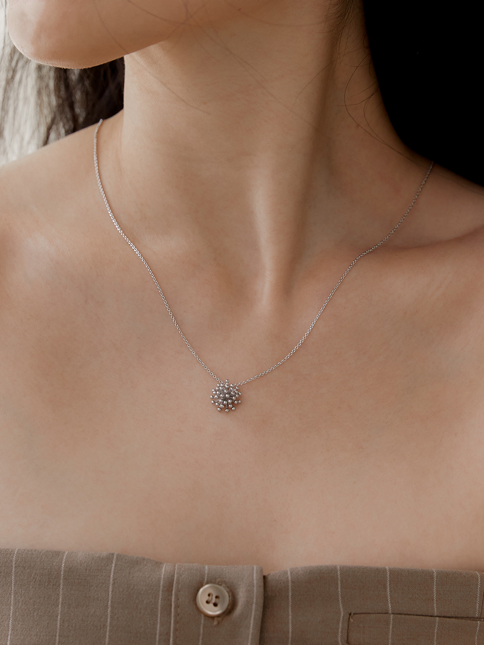 [silver925]Bloom necklace