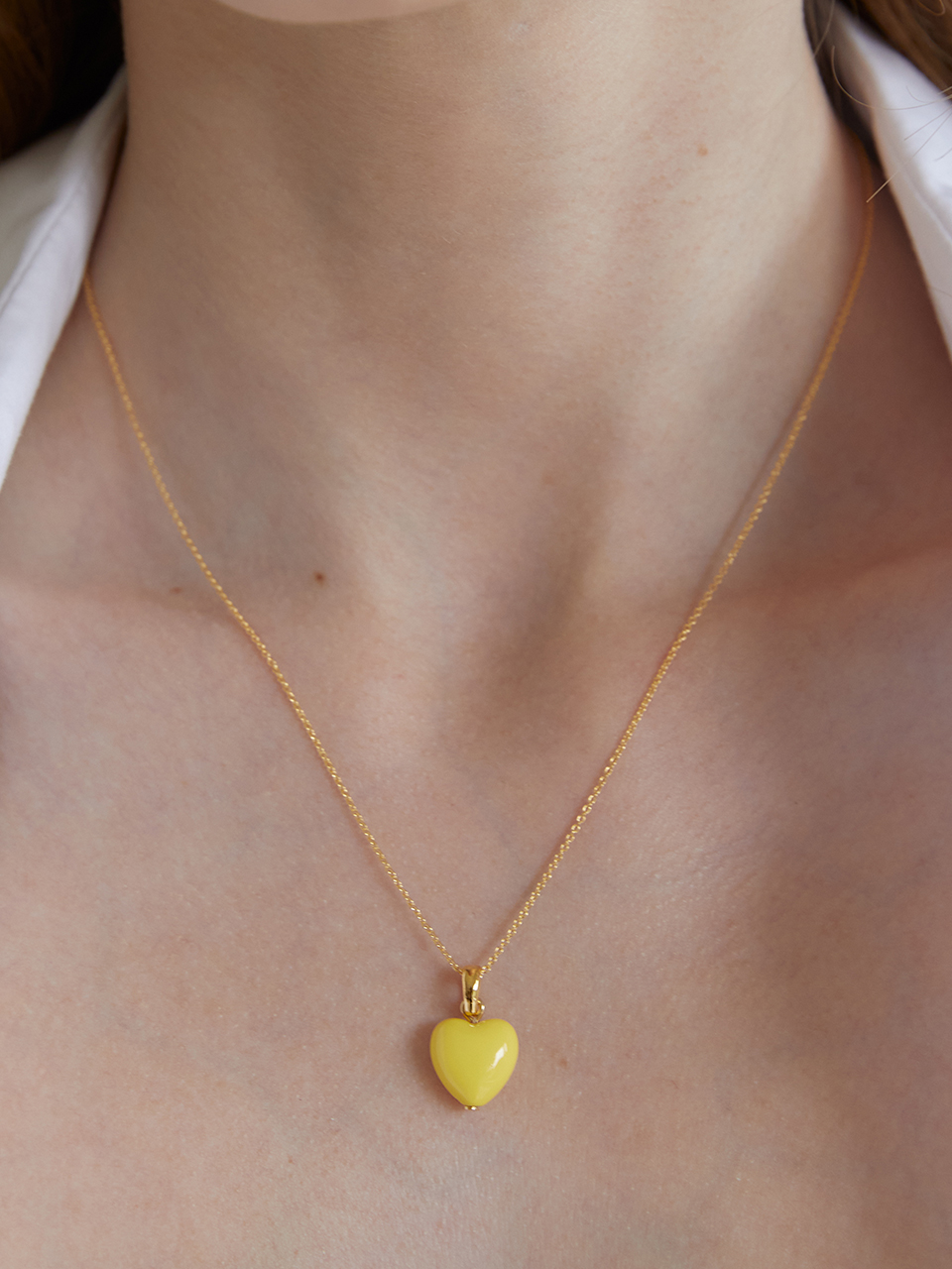 pop heart necklace